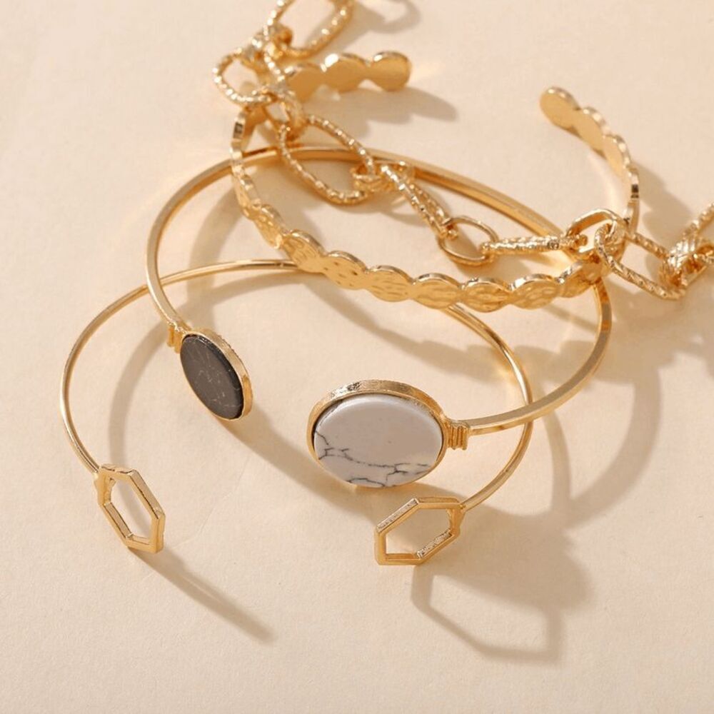 Unique Bangle Bracelet Set - Picture 5 of 5